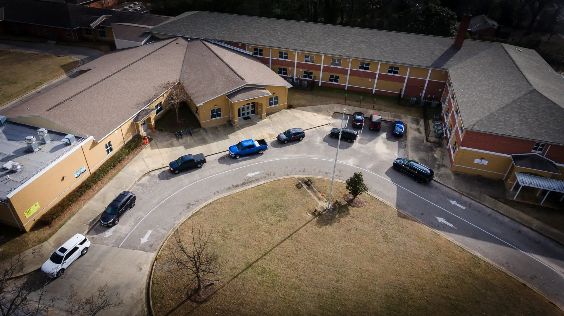 Overhead shot of Dalraida Elementary School